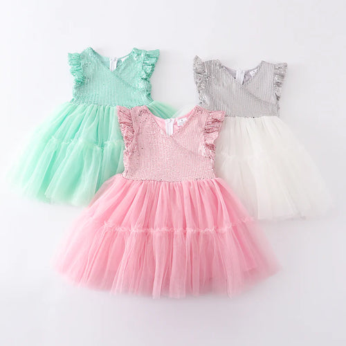 Sequin Tulle Dress