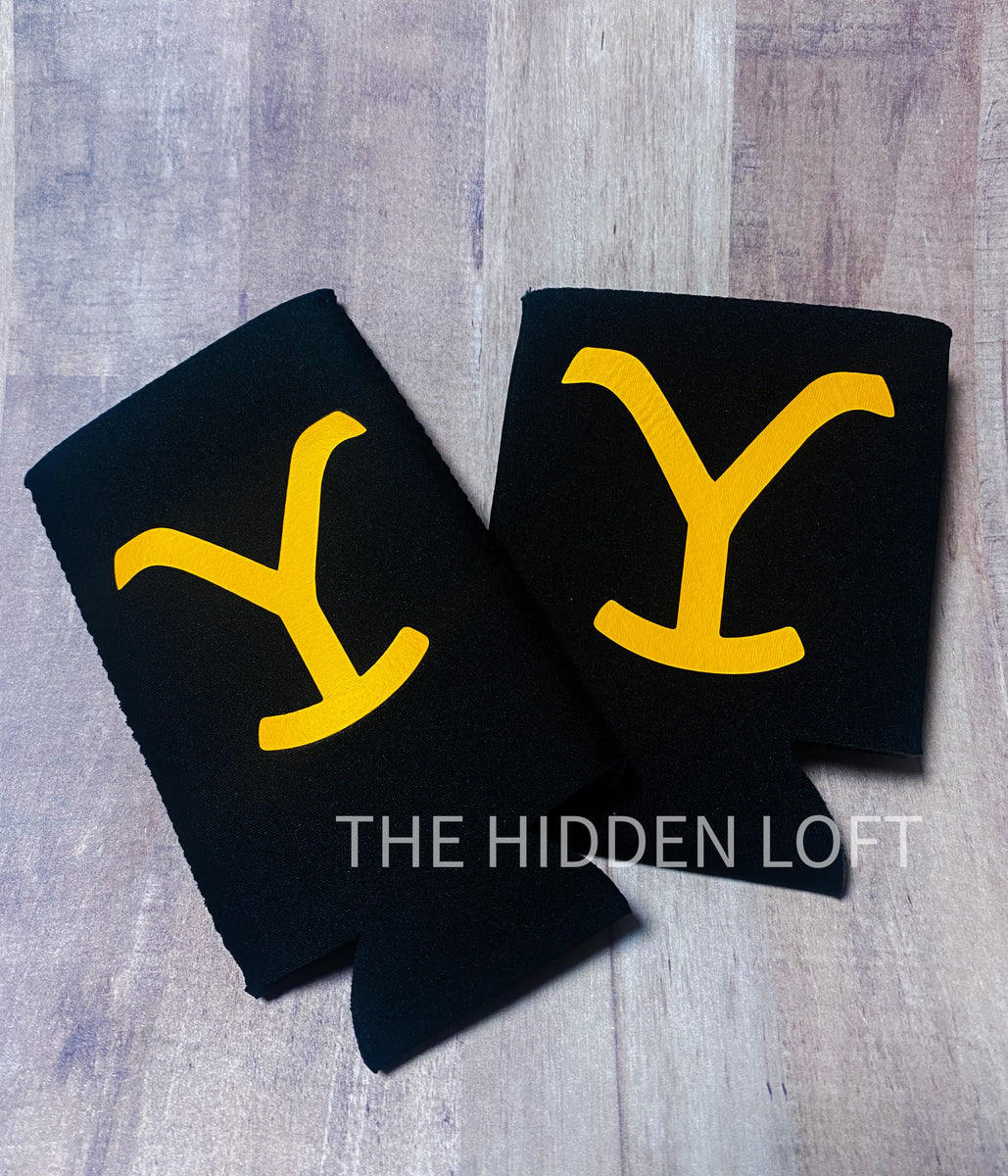 Yellowstone Logo Koozie The Hidden Loft
