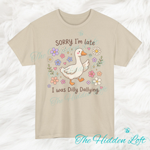 Load image into Gallery viewer, Dilly Dallying Goose T-shirt