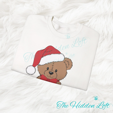 Load image into Gallery viewer, Santa Teddy Bear Sweatshirt