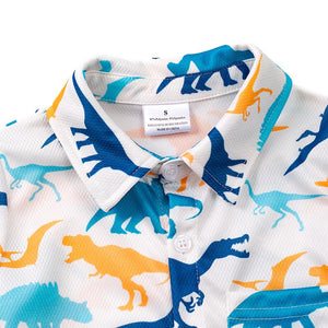 Boy’s Dinosaur Button Up