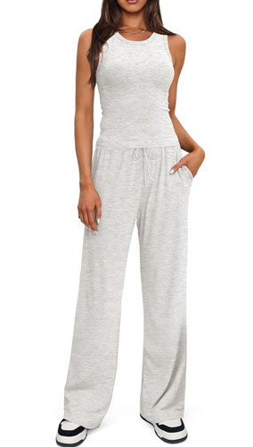 Tank Wide Leg Pants Set