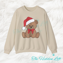 Load image into Gallery viewer, Santa Teddy Bear Sweatshirt