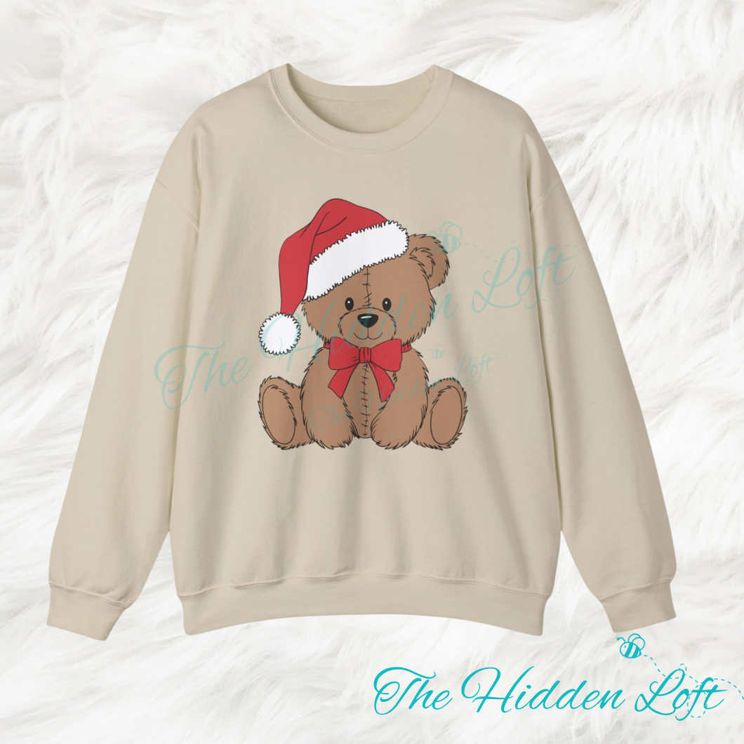 Santa Teddy Bear Sweatshirt
