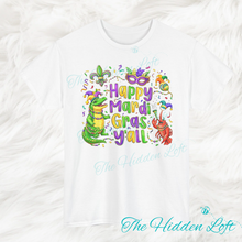 Load image into Gallery viewer, Happy Mardi Gras Y’all T-shirt
