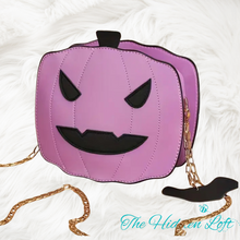 Load image into Gallery viewer, Pumpkin Purse- Purple