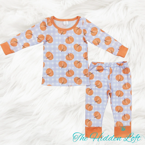 Blue Pumpkin Pajamas