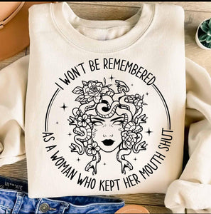 Medusa Mouth Shut Sweatshirt