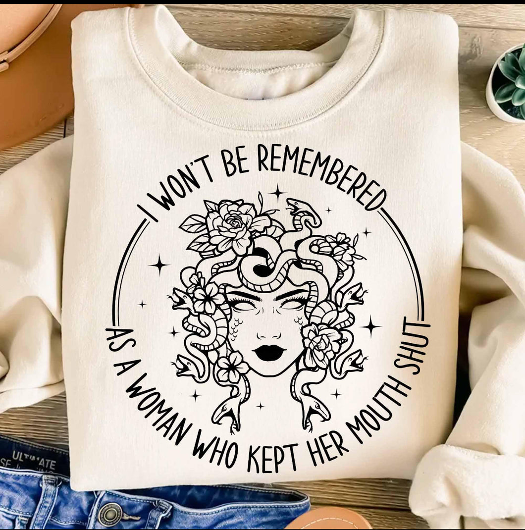 Medusa Mouth Shut Sweatshirt