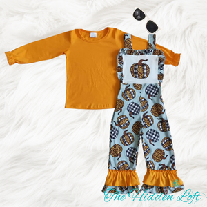 Pumpkin Overall Jumpsuit