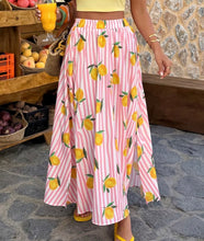 Load image into Gallery viewer, Women’s Lemon Midi Skirt