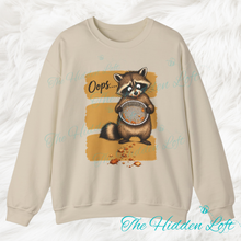 Load image into Gallery viewer, Oops Pie Raccoon Sweatshirt