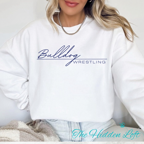 Script Bulldog Sweatshirt