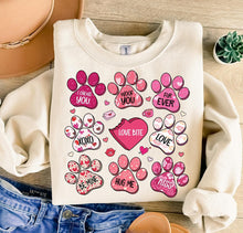 Load image into Gallery viewer, Valentine Paws Sweatshirt