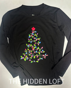 Christmas Light Tree Long Sleeve