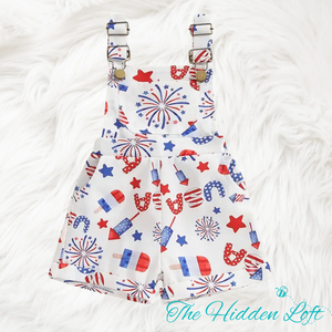 Patriotic Bib Overalls