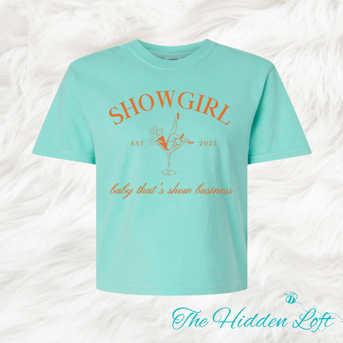 Baby That’s Show Business Crop Tee