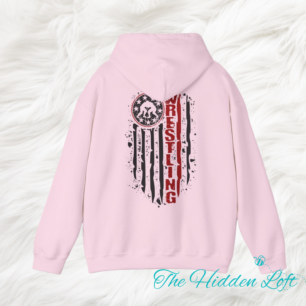 Wrestling Flag Hooded Sweatshirt