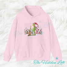 Load image into Gallery viewer, Grinch Quote Hooded Sweatshirt