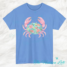 Load image into Gallery viewer, Floral Crab T-shirt