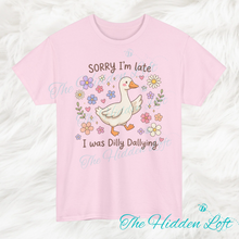 Load image into Gallery viewer, Dilly Dallying Goose T-shirt