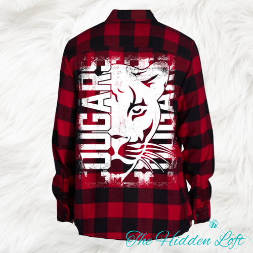 Youth Cougars Flannel Shirt