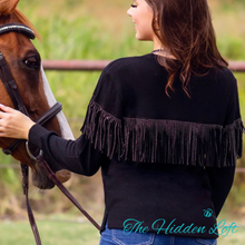 Load image into Gallery viewer, Embellished Fringe Long Sleeve