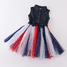 Load image into Gallery viewer, Patriotic Tulle Dress