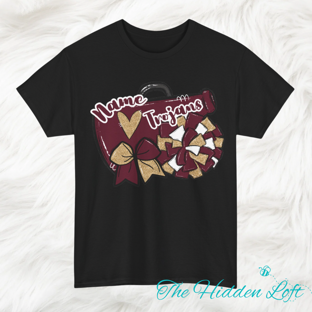 Personalized Trojans Cheer T-Shirt