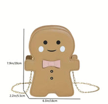 Load image into Gallery viewer, Gingerbread Crossbody Purse