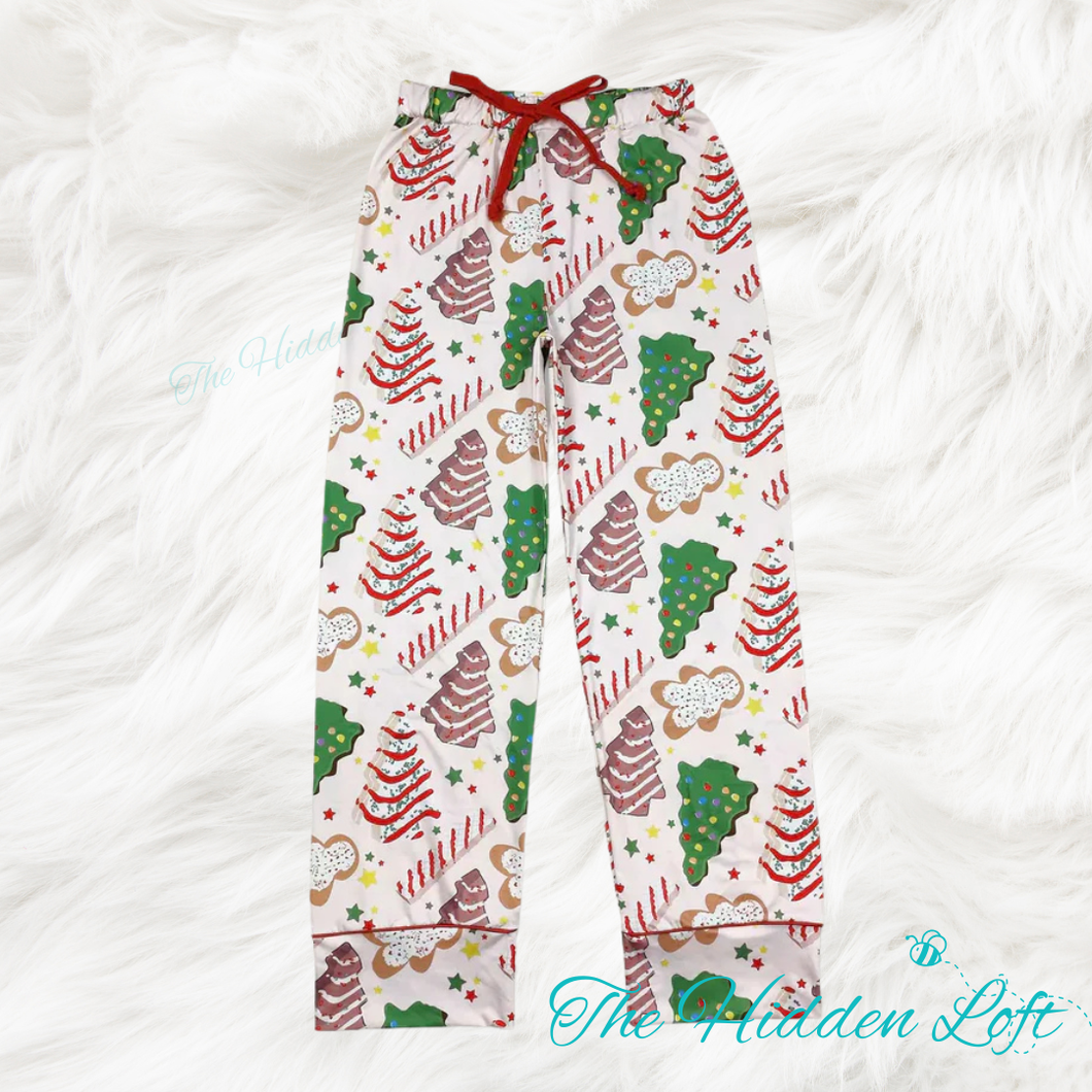 Adult Christmas Cookies Pajama Pants