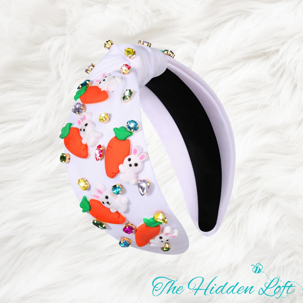 Easter Bunny Embellished Headband