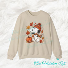 Load image into Gallery viewer, Pumpkin Spice Snoopy Sweatshirt