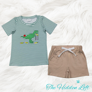 Boy’s Dinosaur Back to School Outfit