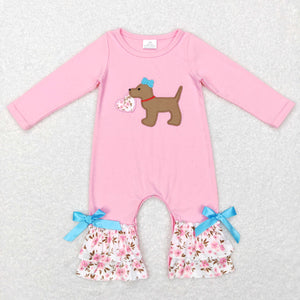 Valentine Pup Baby Romper