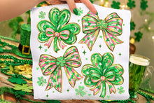 Load image into Gallery viewer, Shamrocks &amp; Bows T-shirt