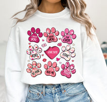 Load image into Gallery viewer, Valentine Paws Sweatshirt