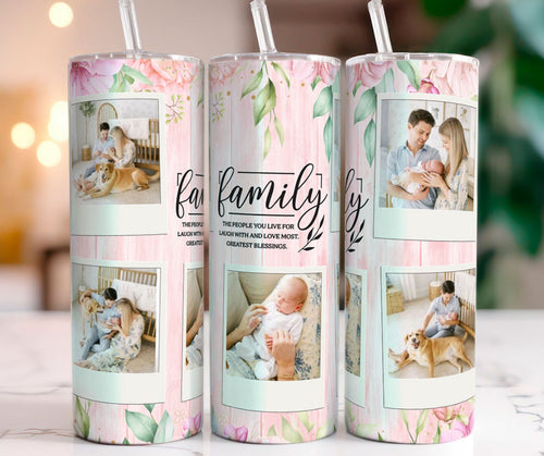 Family Photo Tumbler