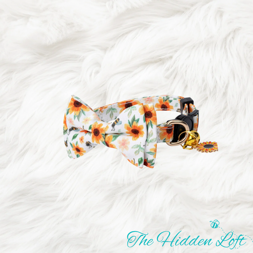 Sunflower Cat Collar