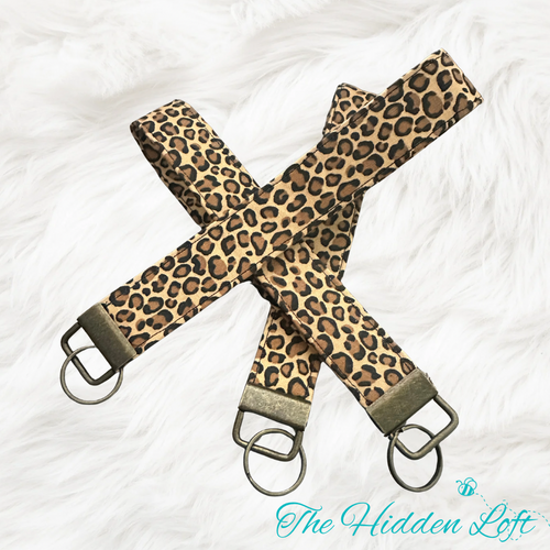 Leopard Key Fob Keychain