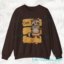 Load image into Gallery viewer, Oops Pie Raccoon Sweatshirt