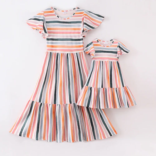Mommy & Me Stripe Dresses