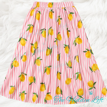 Load image into Gallery viewer, Women’s Lemon Midi Skirt