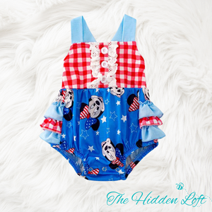 Patriotic Mouse Baby Romper