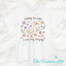 Load image into Gallery viewer, Dilly Dallying Goose T-shirt