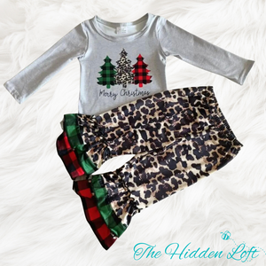 Leopard Christmas Pants Outfit