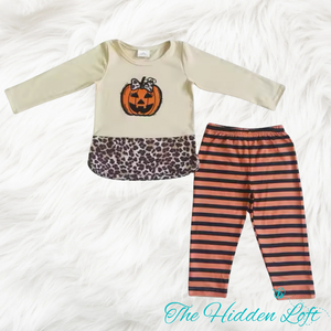 Striped Pumpkin Outfit