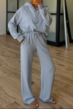 Load image into Gallery viewer, Half Zip Hoodie Set