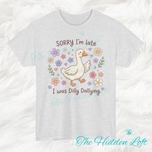 Load image into Gallery viewer, Dilly Dallying Goose T-shirt