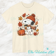 Load image into Gallery viewer, Pumpkin Spice Snoopy T-shirt